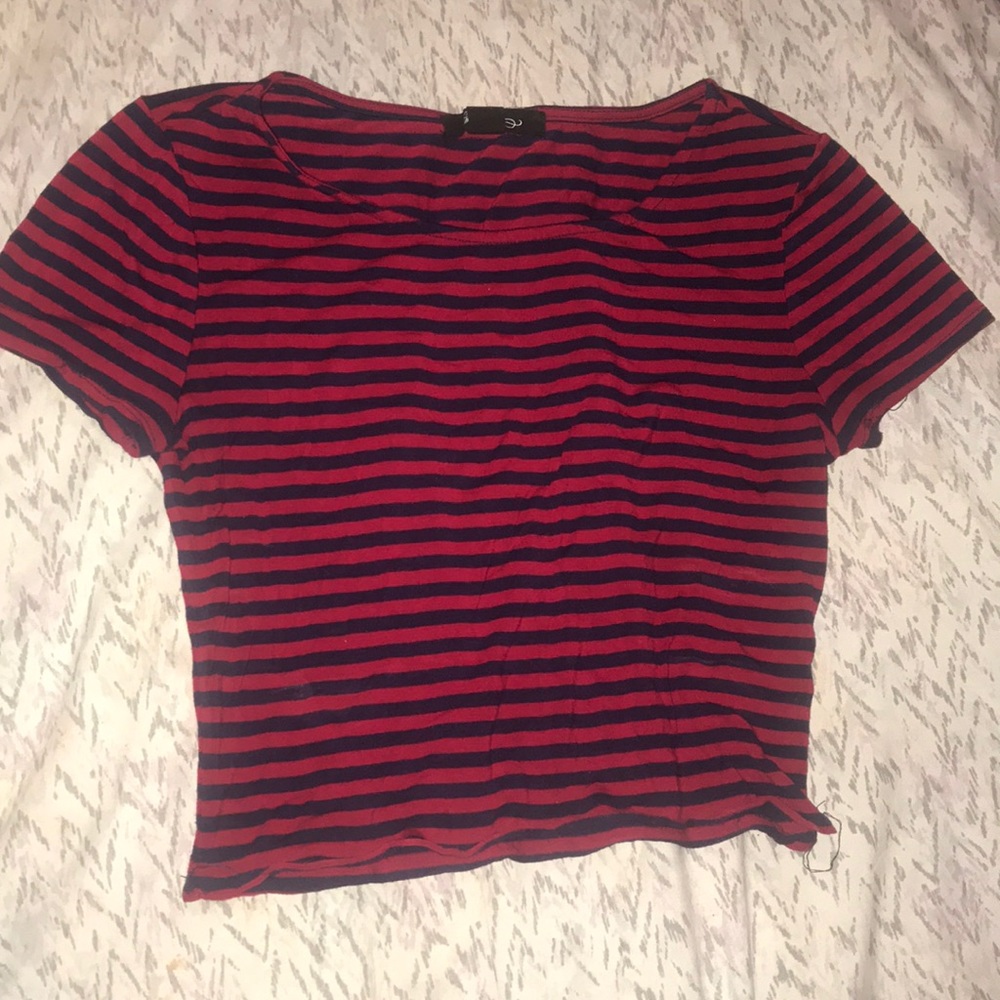 Striped Crop top
